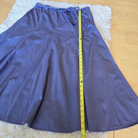KLEËN Women's Maxi Skirt Size Large Blue Modest - Picture 5 of 11